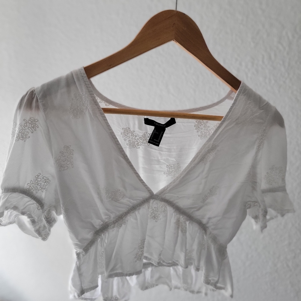 White Summer top